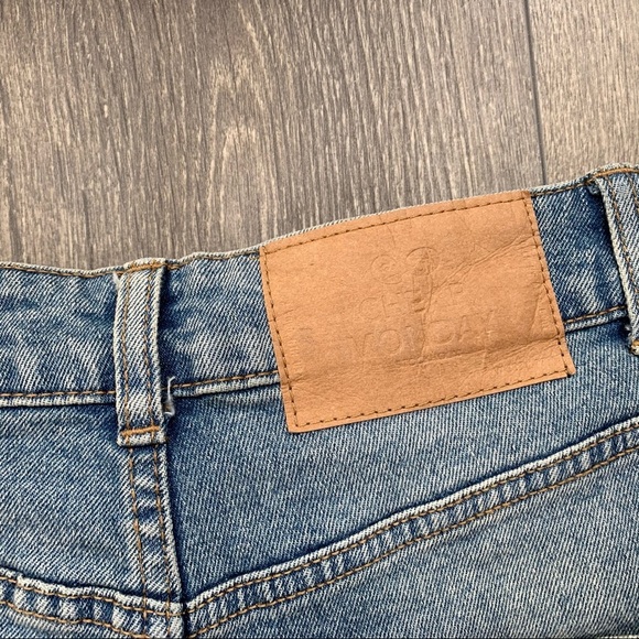 ASOS Cheap Monday Donna Skinny Jeans Dollar Blue High Rise Waist Denim Size 25 - Picture 13 of 16